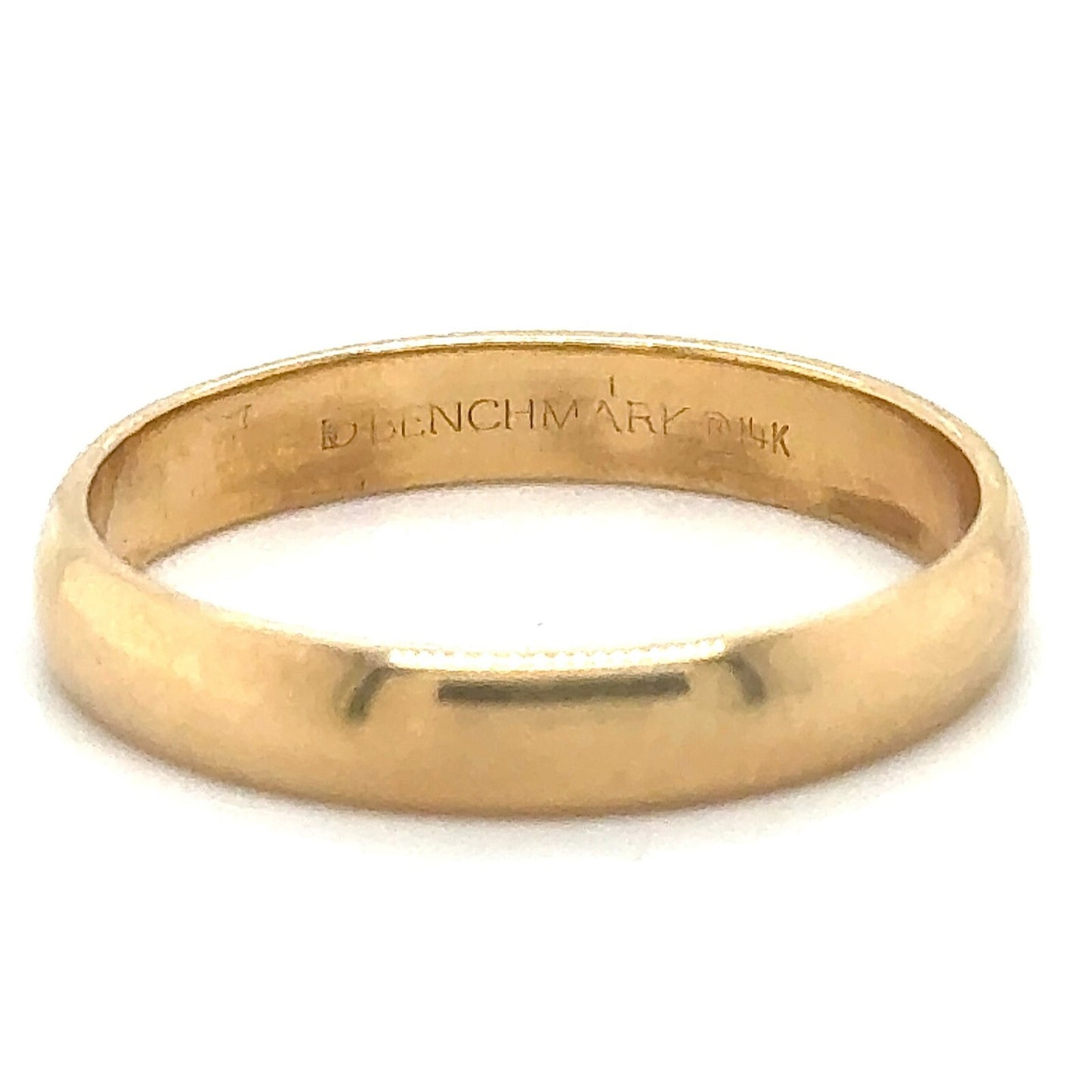 3.8mm Wedding Band Ring 14k Yellow Gold 3.8g Size 11.25