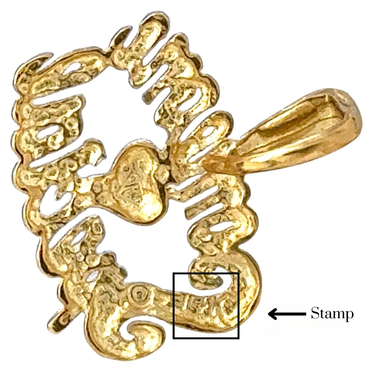 Someone Special 14k Yellow Gold Pendant 1.4g