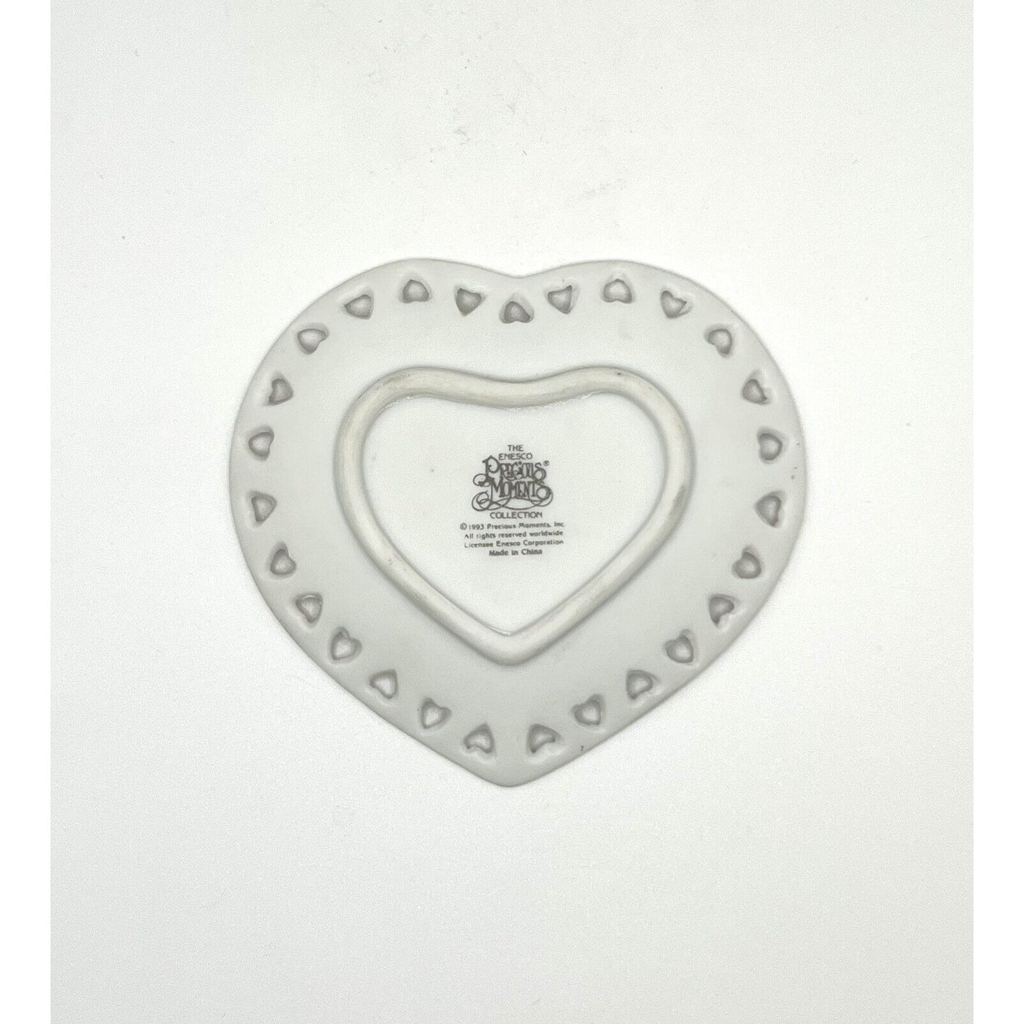 Precious Moments Porcelain Plate Thee I Love