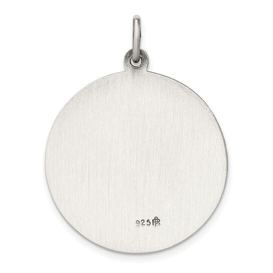 Saint Christopher Protect Sterling Silver 925 Medal Pendant