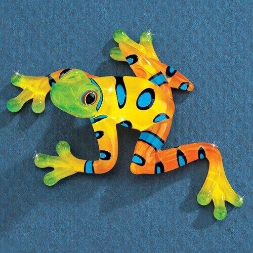 Glass Baron Rain Forest Frog Handcrafted Glass Figurine