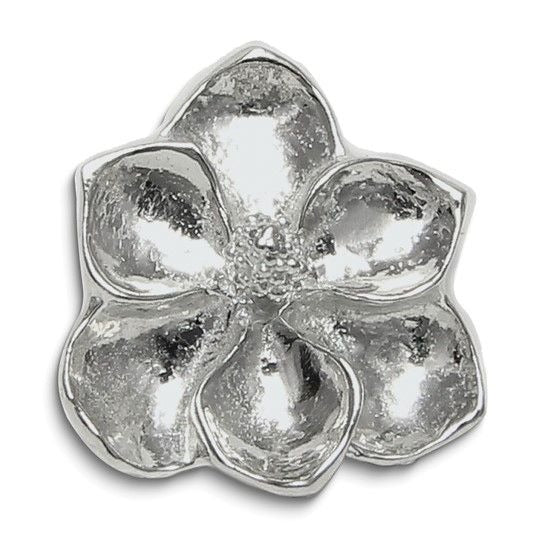 Magnolia Flower Handcrafted Pewter Ring Holder Jewelry Stand