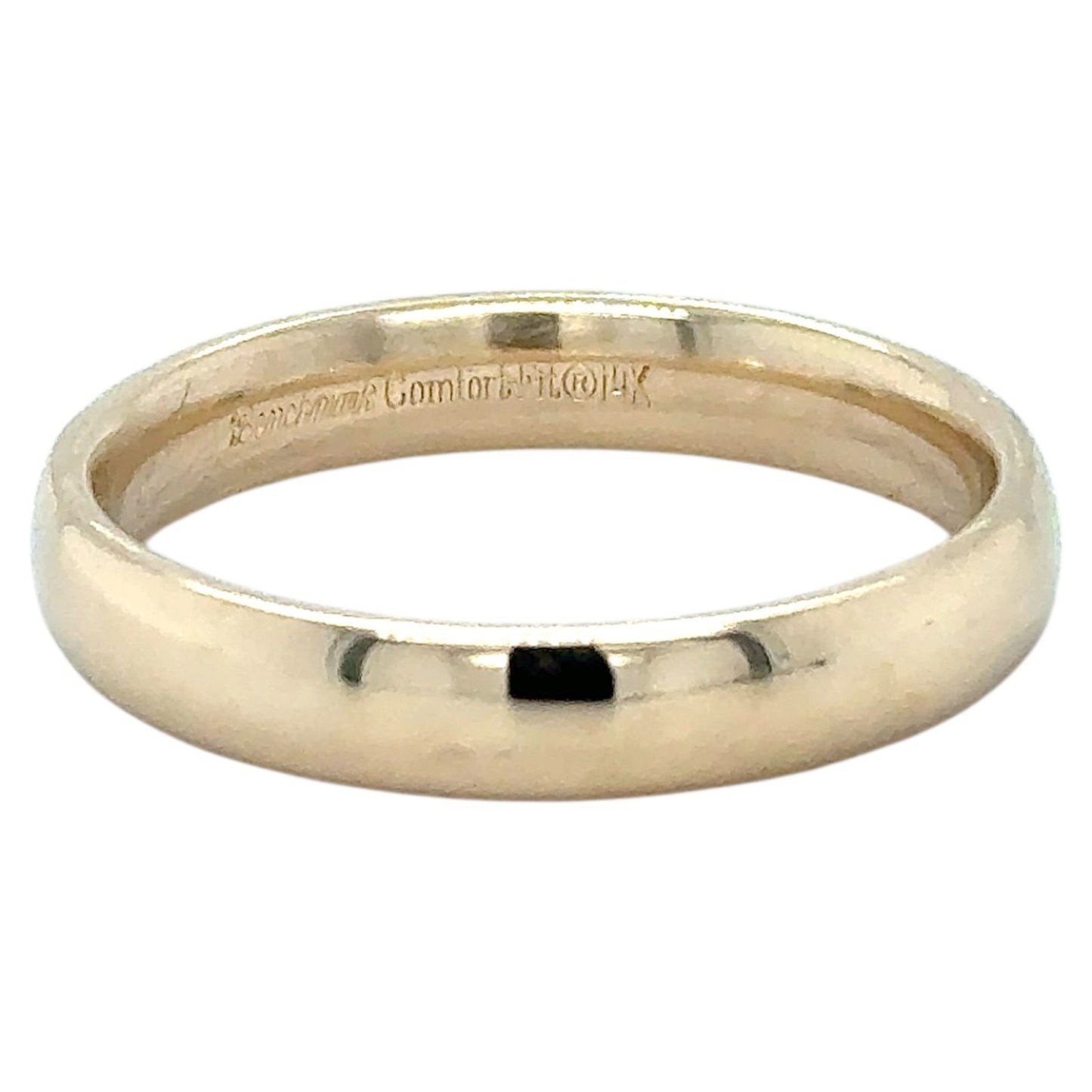 3.9mm Wedding Band Ring 14K Yellow Gold 5g Size 9.25