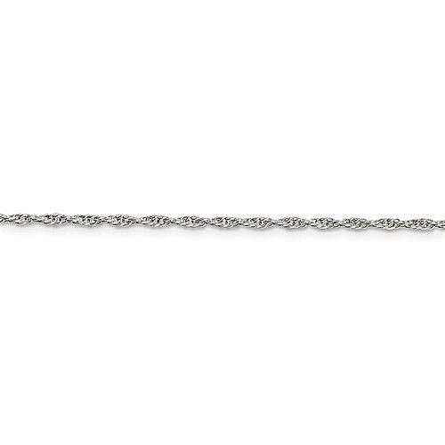 Sterling Silver 1.95mm Loose Rope 20 inch Chain