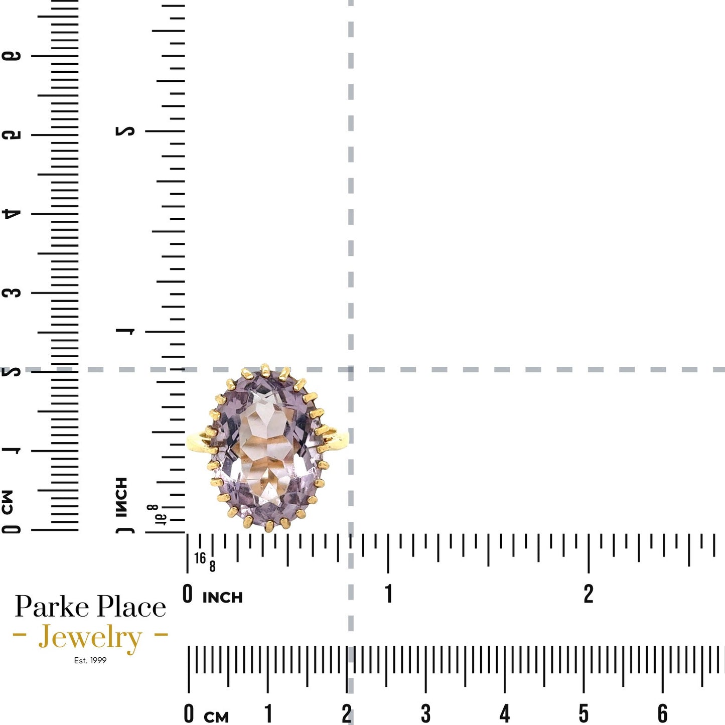 Amethyst Solitaire 14k Yellow Gold Ring 7.1g Size 6.75