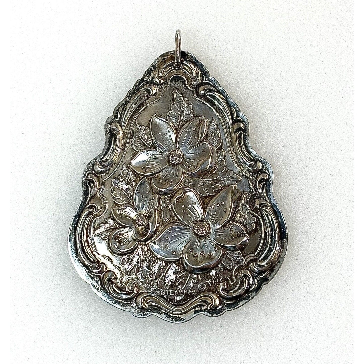 Towle Sterling 1983 Christmas Flower Ornament