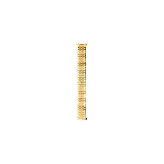 Mens 18-22 mm Stainless Curved, Spring End-Expansion Watch Band