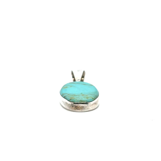 Sterling Silver Turquoise Pendant 4.6g
