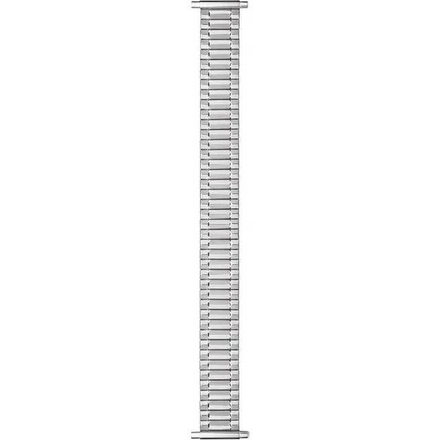 Stainless Steel Watch Band Silver 16-20mm Width  Compatible With Various Watch Models