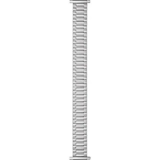 Stainless Steel Watch Band Silver 16-20mm Width  Compatible With Various Watch Models