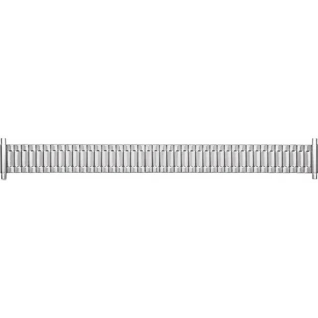 Stainless Steel Watch Band Silver 16-20mm Width  Compatible With Various Watch Models