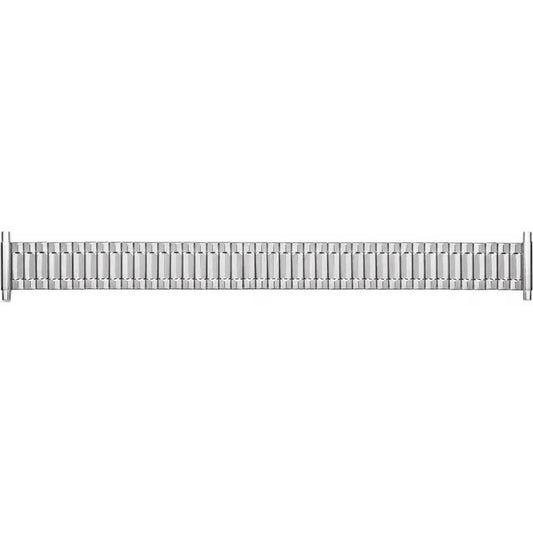 Stainless Steel Watch Band Silver 16-20mm Width  Compatible With Various Watch Models
