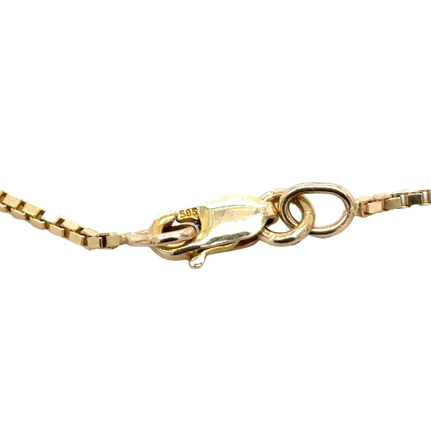 14k Yellow Gold 1mm 18 inch Box Chain 2.9g