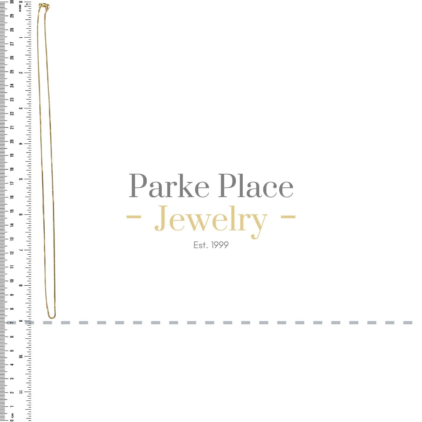14k Yellow Gold 1mm 18 inch Box Chain 2.9g