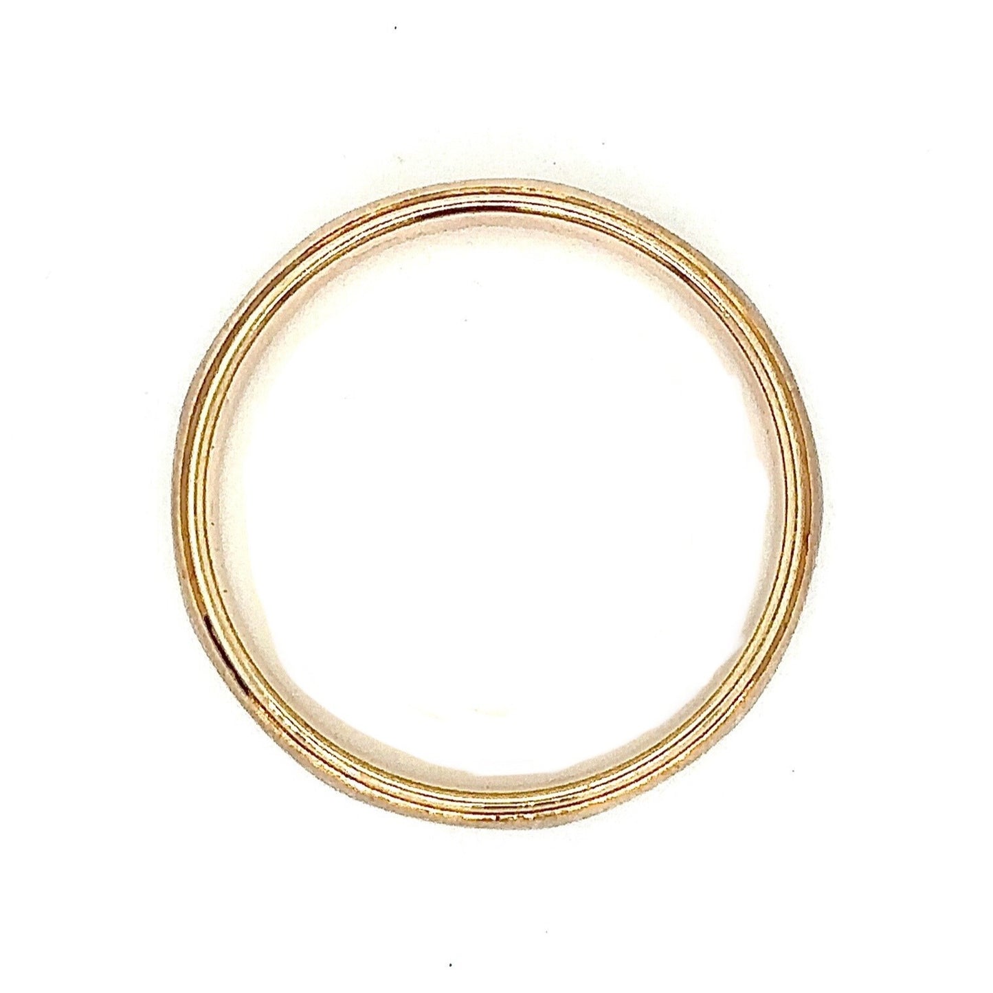 6.1mm Wedding Band Ring 14k Yellow Gold 4.3g Size 6.5