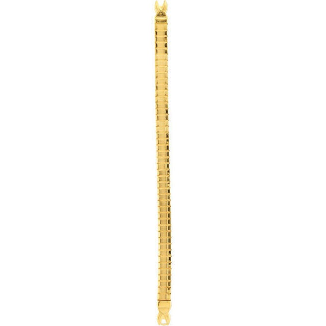 Ladies 8-10 mm Yellow Ring End-Expansion Watch Band