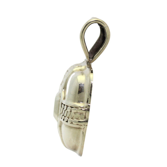 .925 Sterling Silver Textured Pendant 15.7g