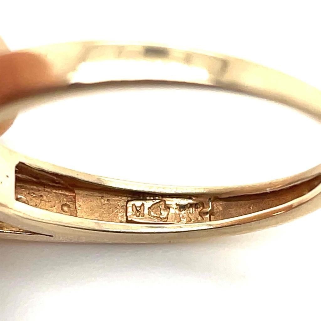 1/2ct Diamond Solitaire Engagement Ring REAL Solid 14K Yellow Gold 2.4g Size 7