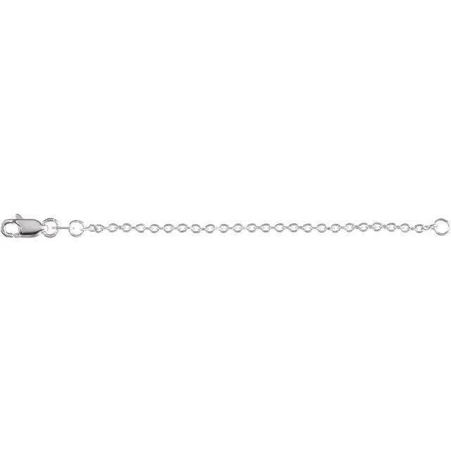 Sterling Silver 1.6 mm Cable 3" Chain Extender