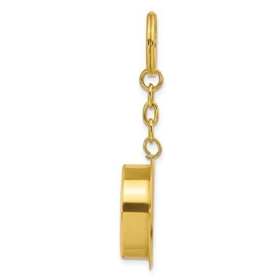Brass Nautical Compass Key Ring With Lighthouse Design
