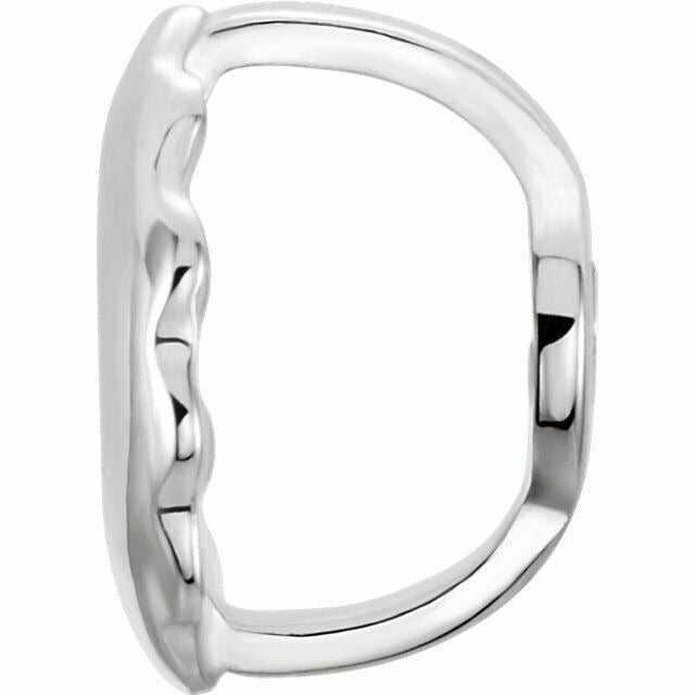 l 14K White Gold Threaded Earring Back with 4.5 mm Pad