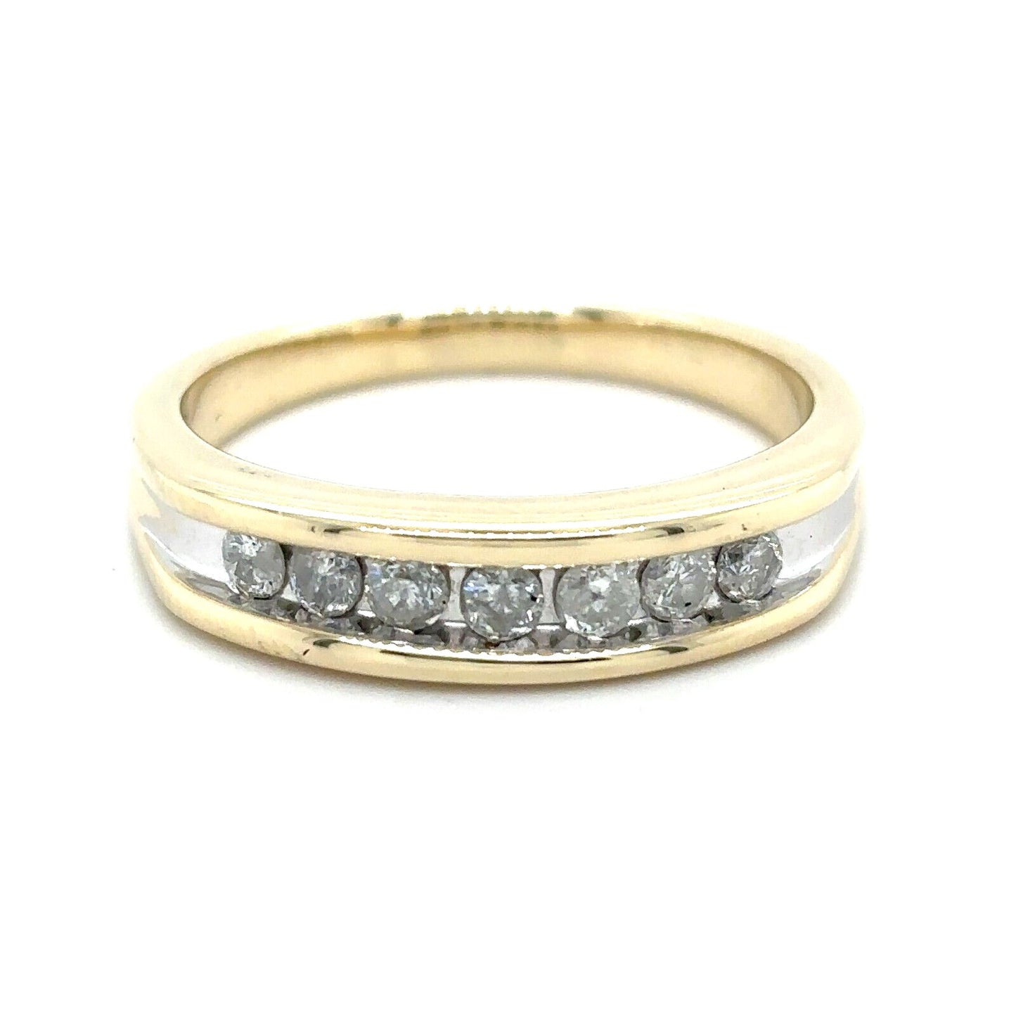 1/4ctw Diamond Band Ring 10k Yellow Gold 6.3g Size 10.5
