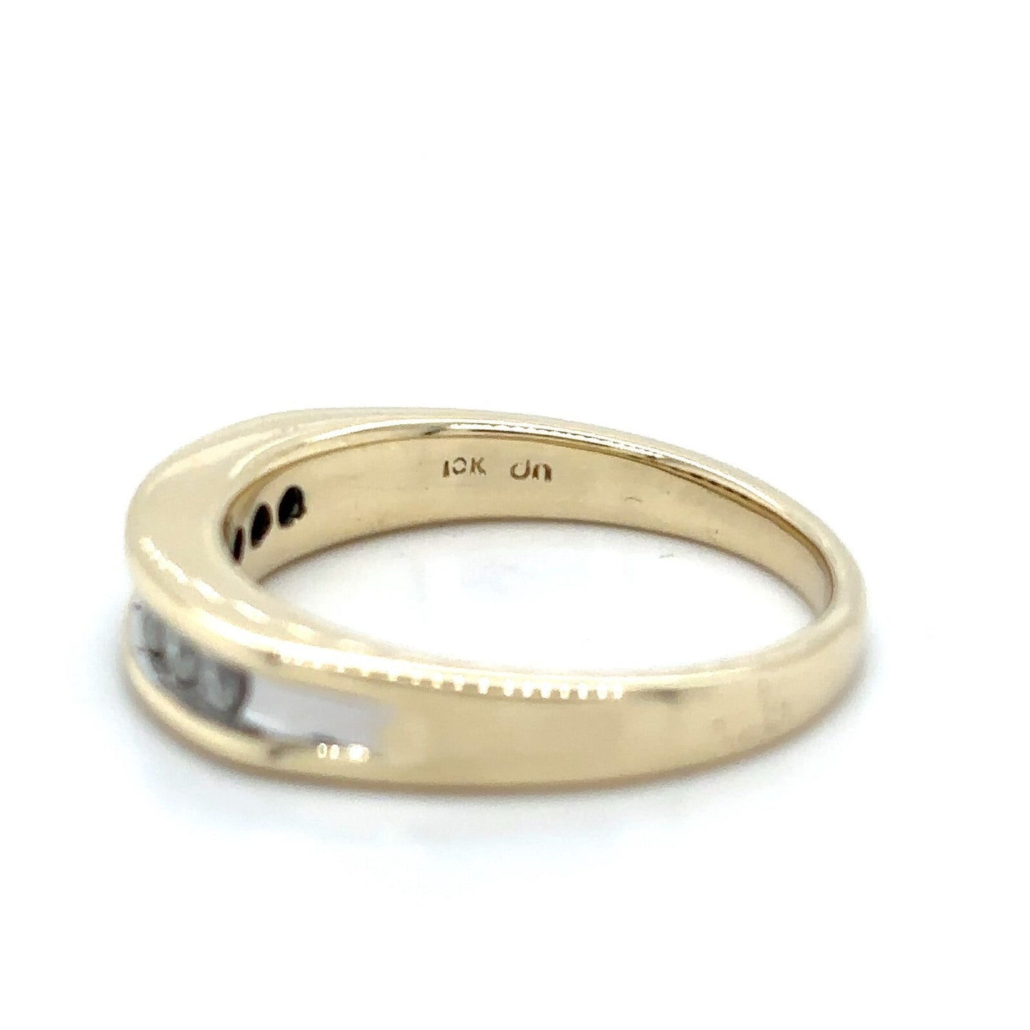 1/4ctw Diamond Band Ring 10k Yellow Gold 6.3g Size 10.5