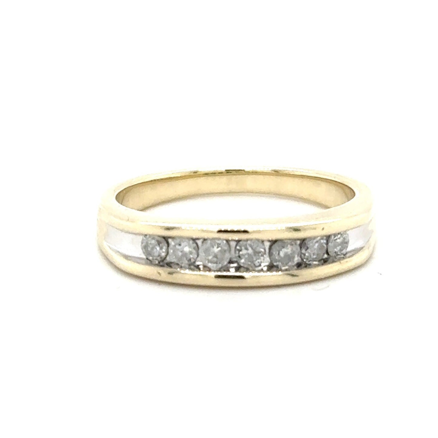1/4ctw Diamond Band Ring 10k Yellow Gold 6.3g Size 10.5