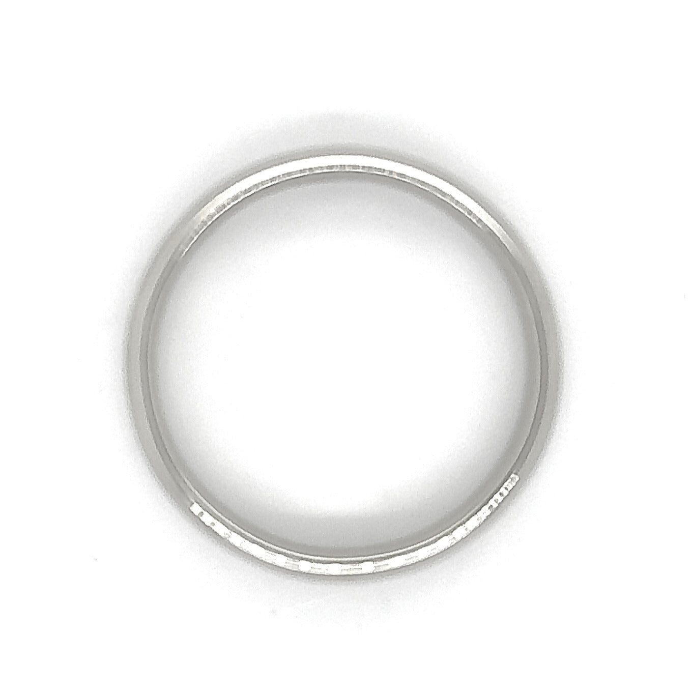 6.2mm Wedding Band Ring REAL Solid 14k White Gold 9.2g Size 12