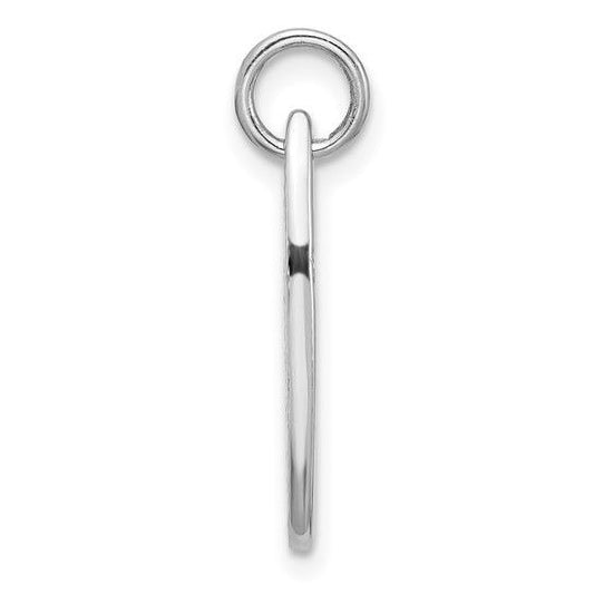 Sterling Silver 925 Rhodium Plated Turtle Pendant Blue Enamel