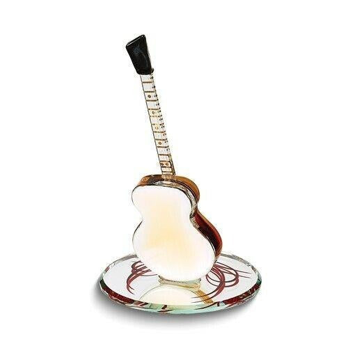 Glass Baron Sunburst Acoustic Guitar Handcrafted Glass Figurine