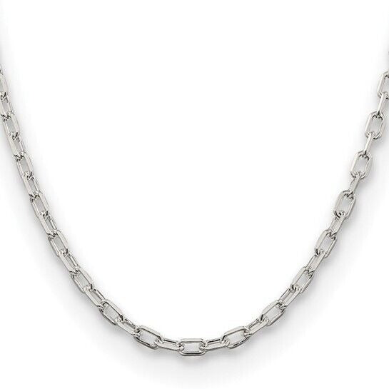 Amore La Vita Sterling Silver 4.3mm Diamond-cut 7 inch Open Link Cable Bracelet
