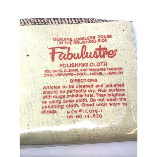 NEW Fabulustre Jewelry Polishing Cloth 9" x 11" GOLD Silver Platinum FREE SHIP