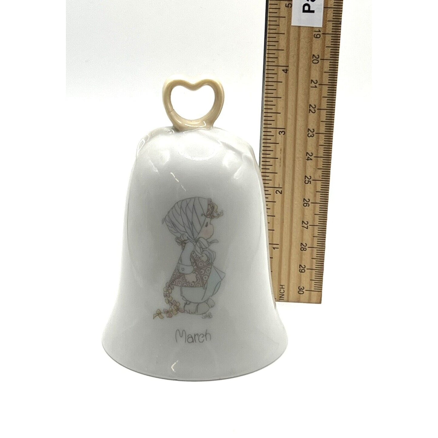 Precious Moments Porcelain Bell Month of March