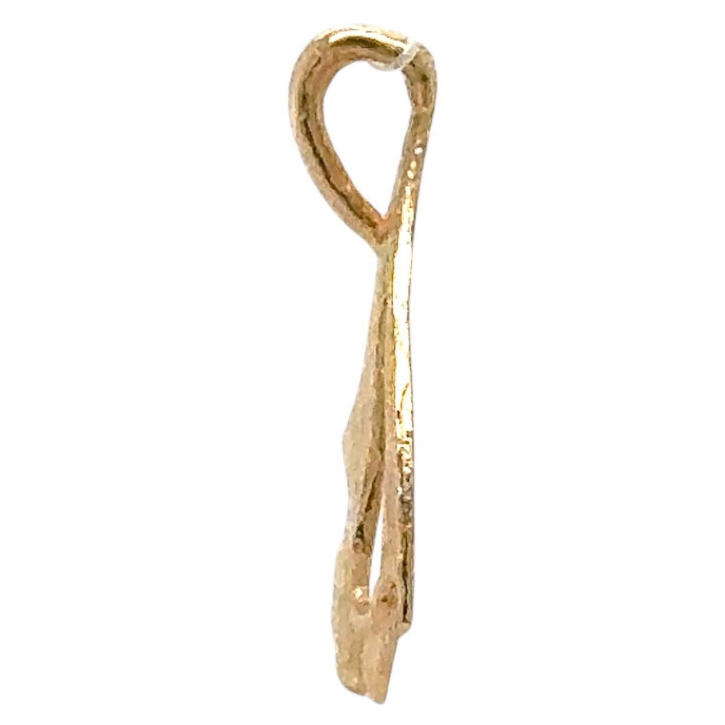Sailboat 14K Yellow Gold Pendant Nautical Jewelry 0.7g