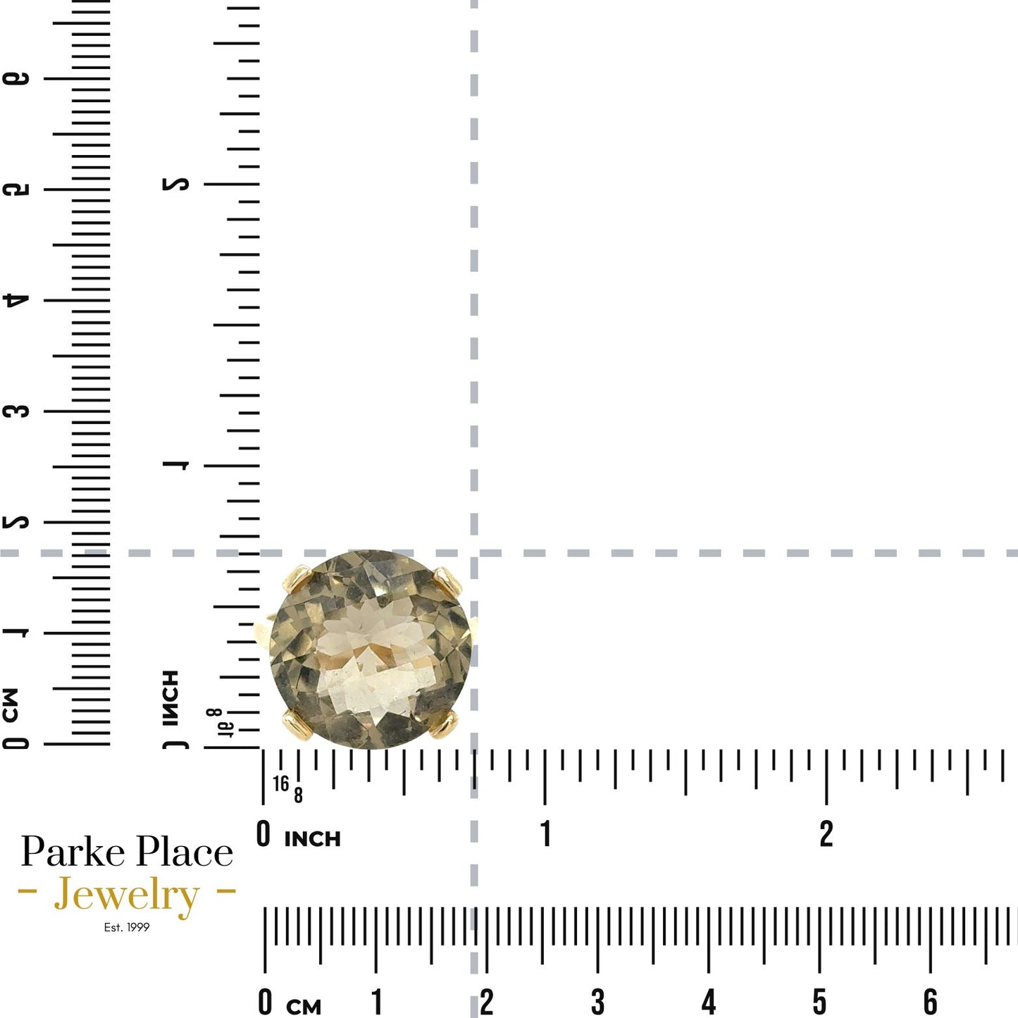 Topaz Solitaire 14k Yellow Gold Ring 7.7g Size 6.5