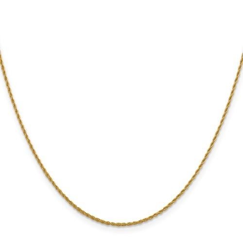Leslie's 1.2 mm Loose Rope 24in Chain Solid 10K Yellow Gold