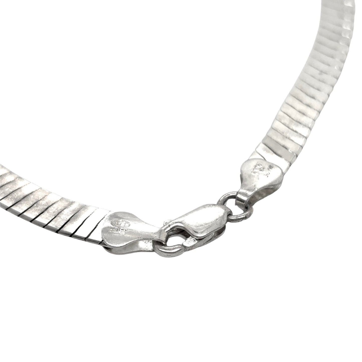 .925 Sterling Silver 16 inch Cubetto Necklace 30.8g
