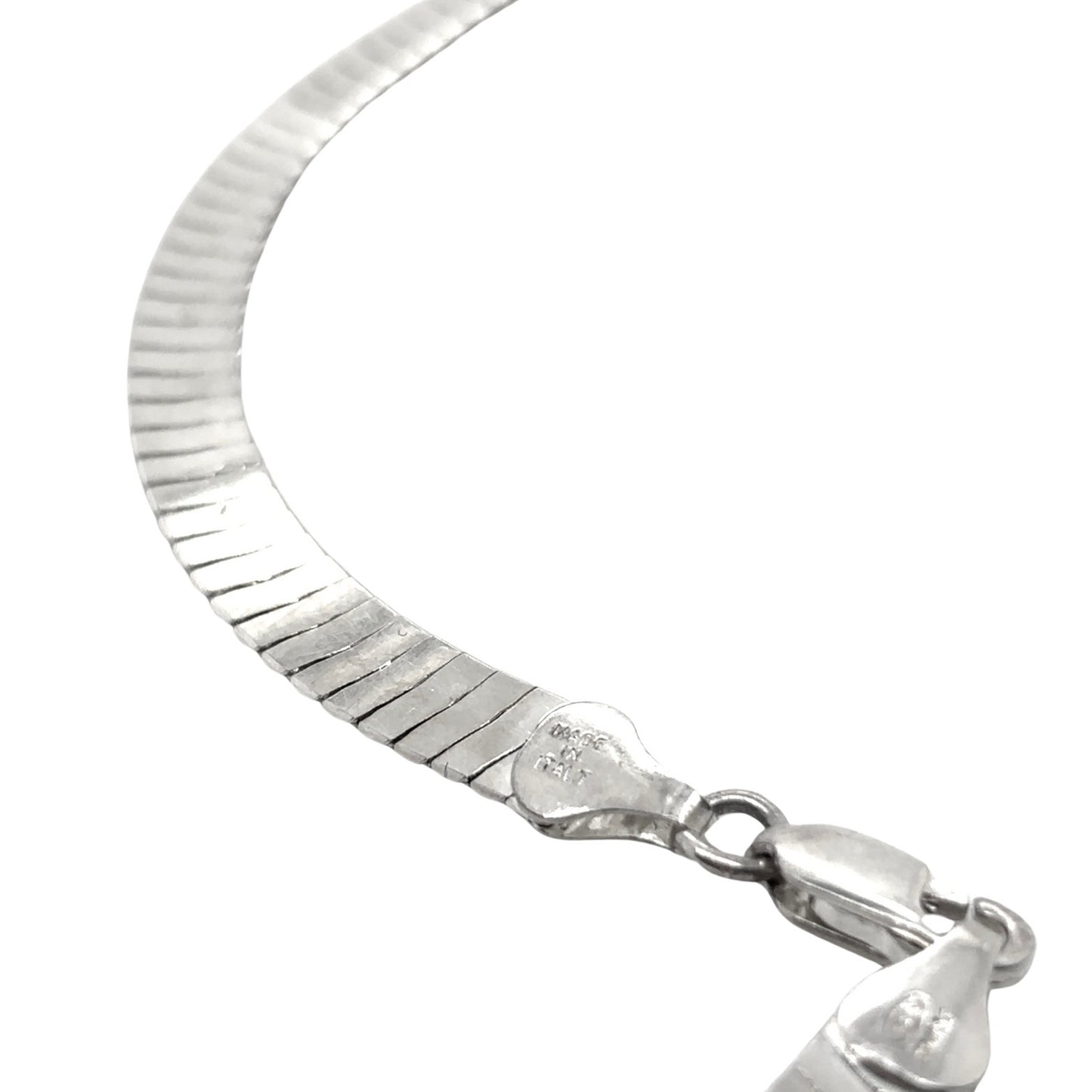 .925 Sterling Silver 16 inch Cubetto Necklace 30.8g