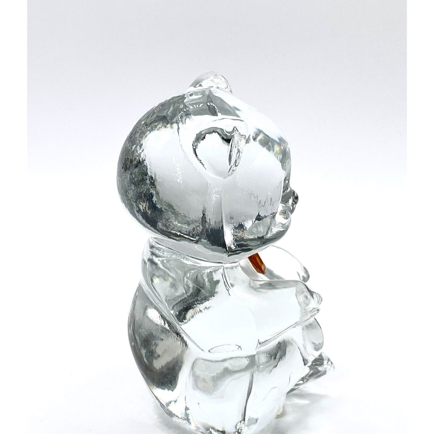 3 1/4" Fenton Birthstone Glass Bears November - Topaz - 5151 X1