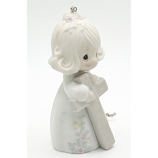 Precious Moments 1989 I Believe In The Old Rugged Cross Figurine 522953