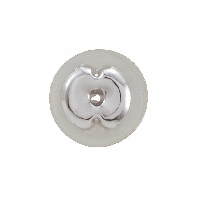 Sterling Silver 5mm Silicone Safety Earring Back