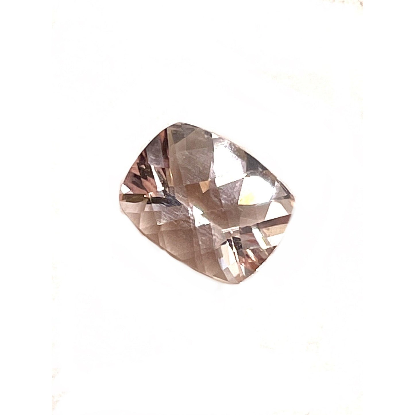 3.50ct MORGANITE 11mm X 9mm CUSHION CUT LOOSE GEMSTONE