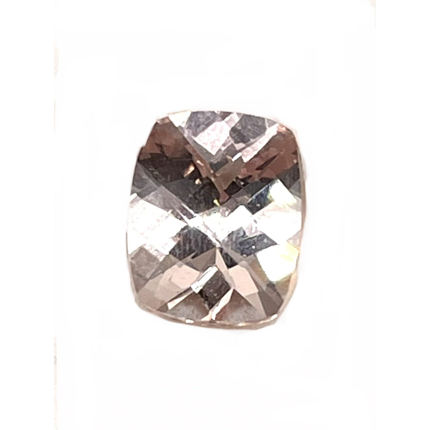 3.50ct MORGANITE 11mm X 9mm CUSHION CUT LOOSE GEMSTONE