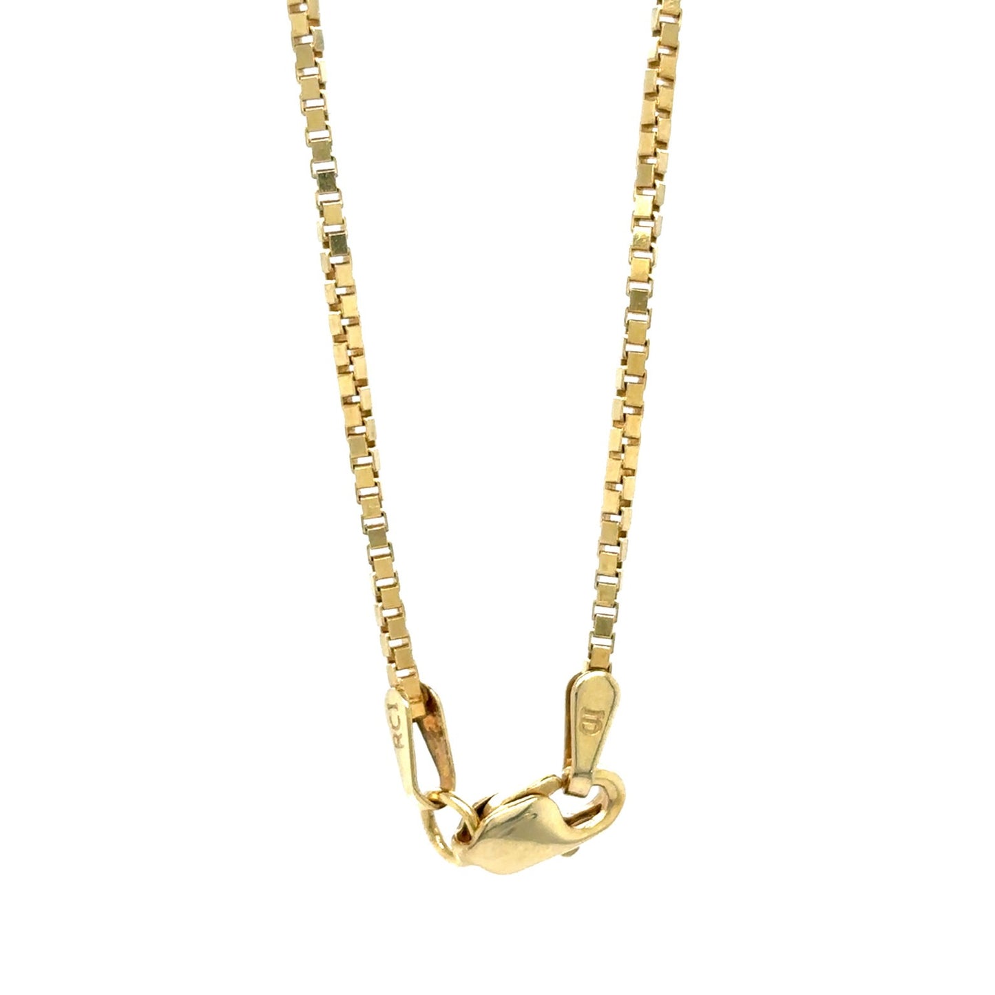 14k Yellow Gold 1mm 18 inch Box Chain 4.3g