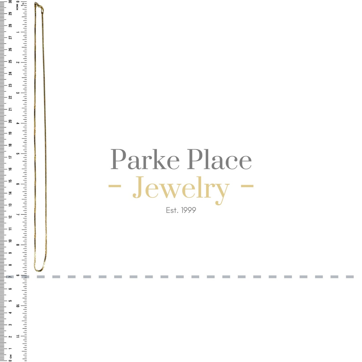 14k Yellow Gold 1mm 18 inch Box Chain 4.3g