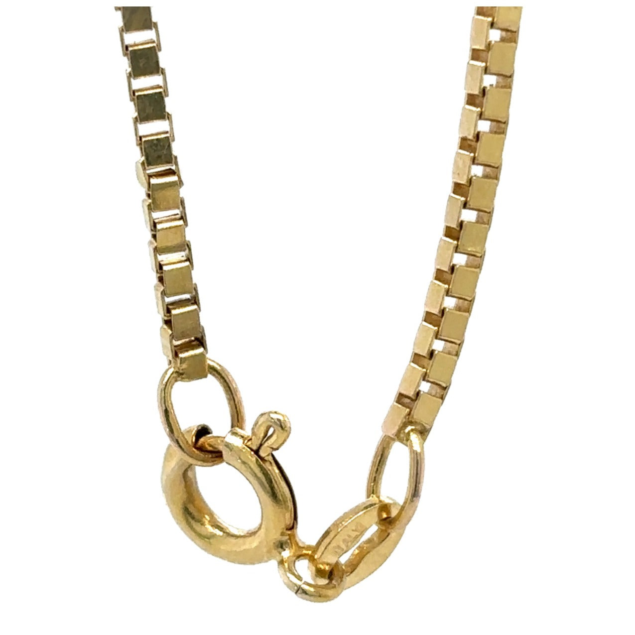 14k Yellow Gold 18 inch Box Chain 6.6g