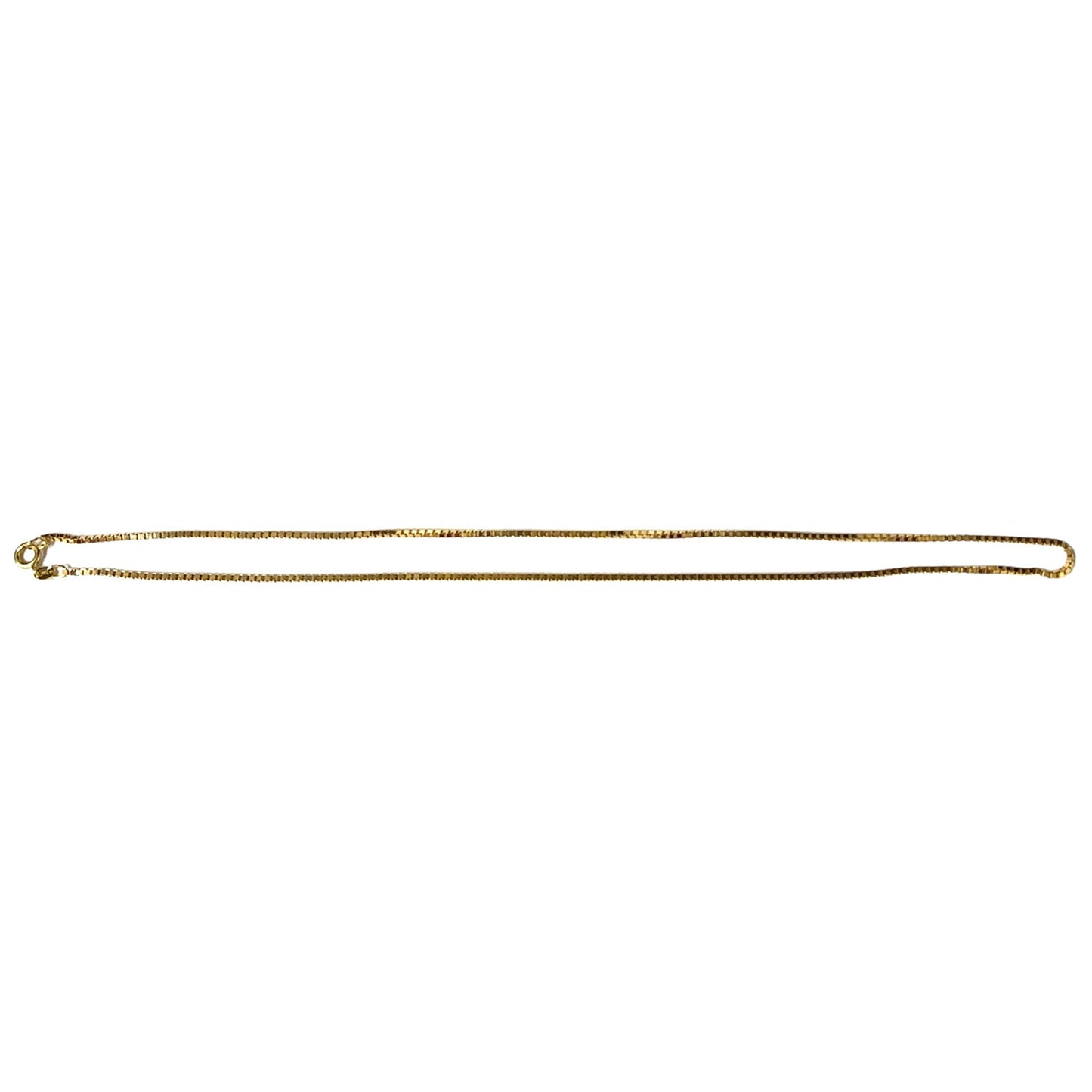 14k Yellow Gold 18 inch Box Chain 6.6g