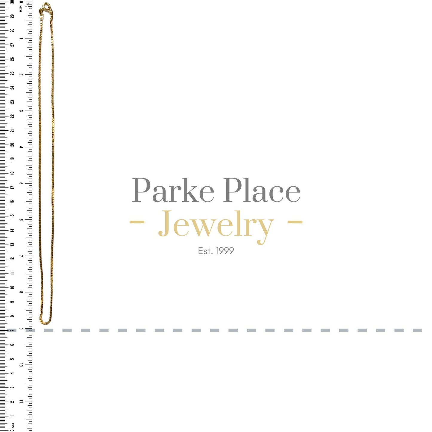 14k Yellow Gold 18 inch Box Chain 6.6g