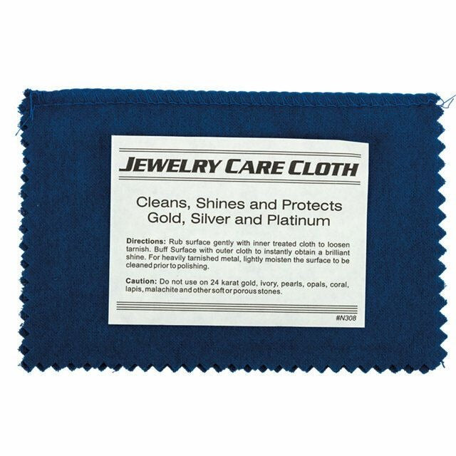 Jewelry Polishing Cloth Clean Restore Shine Protect Silver Gold Copper